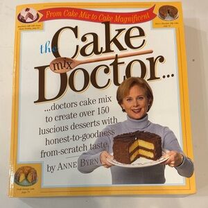 The Cake Doctor by - White/Yellow Cover Cookbook